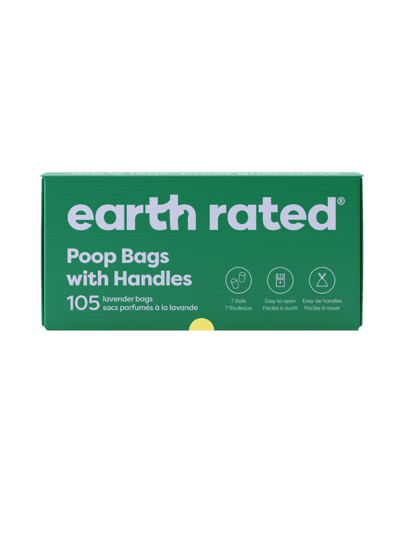 Dog Poop Bags With Handles on a Roll J6