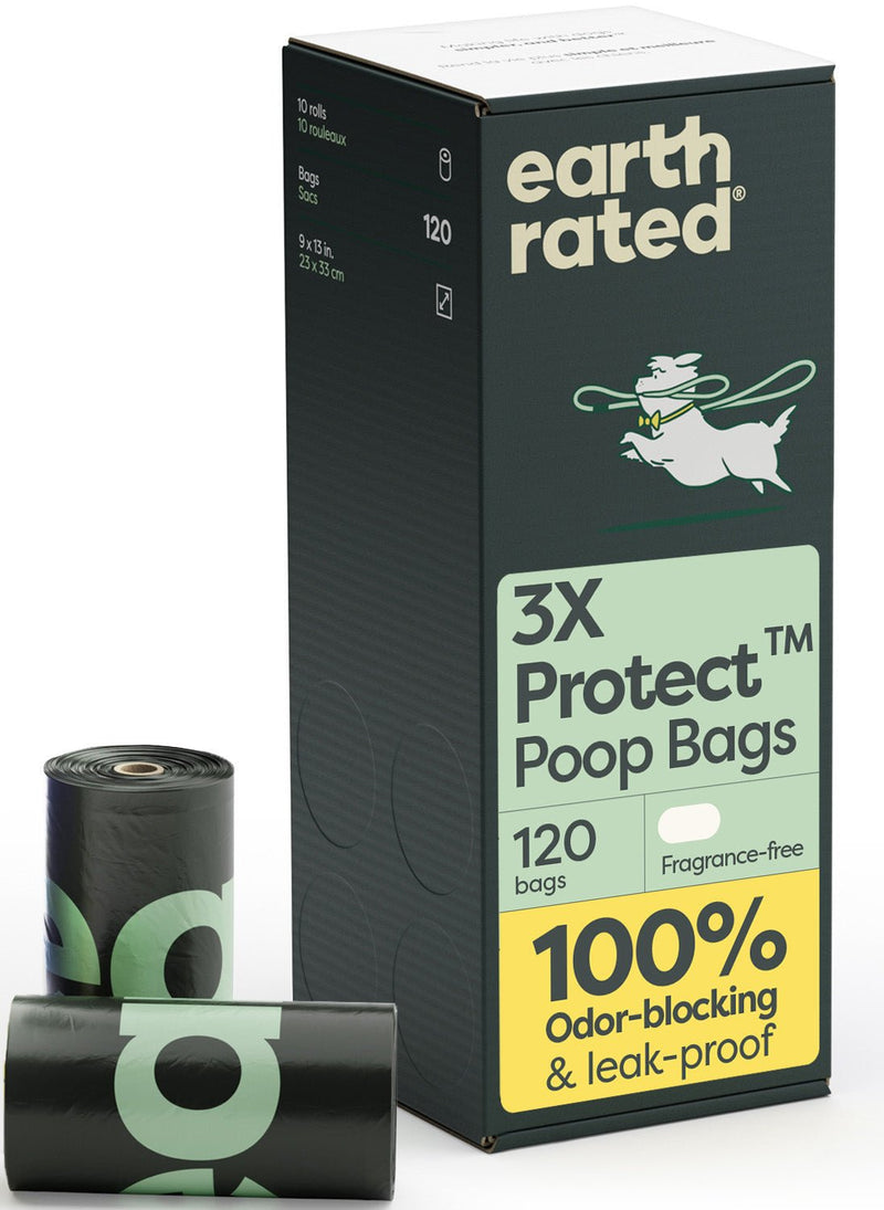 Odor-Blocking Dog Poop Bags Refill Rolls With 3X Protect Technology M8